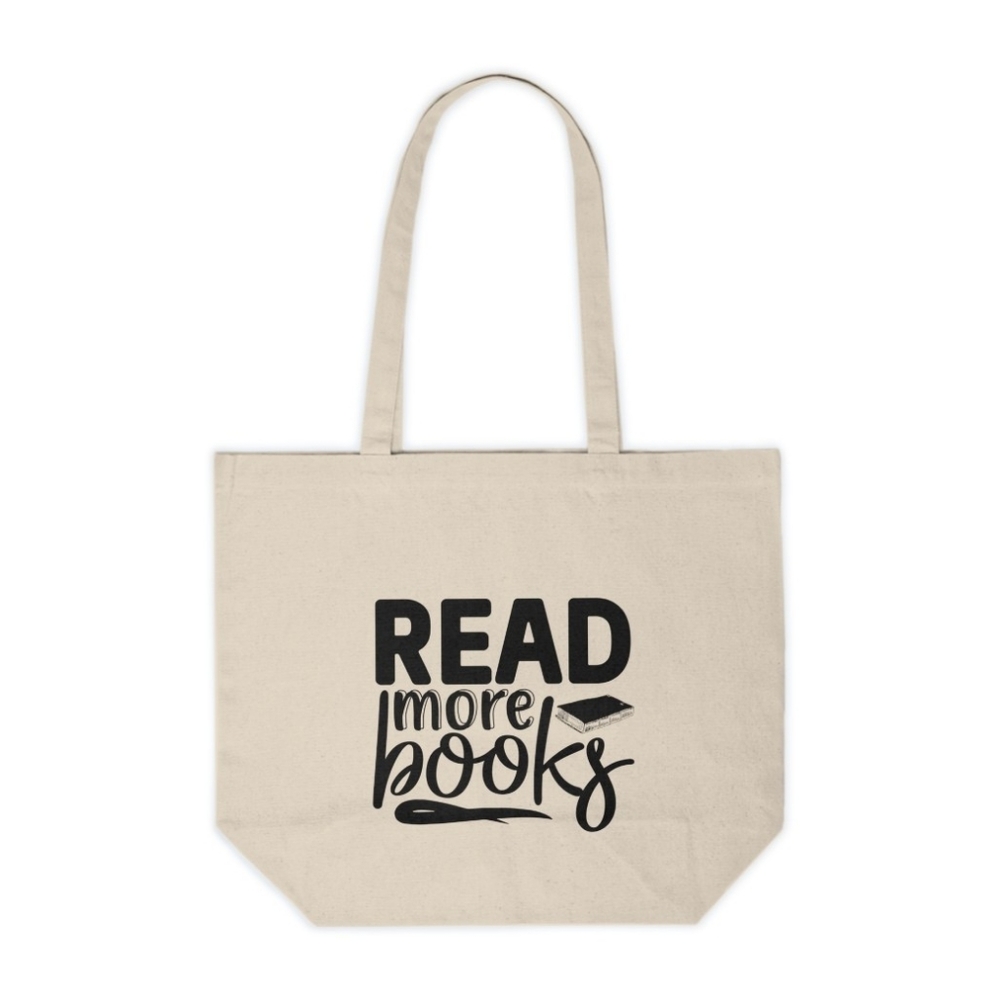 Read More Books Custom Canvas Tote Bag